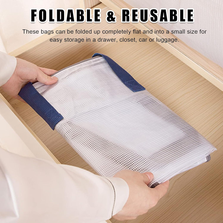 Large plastic storage clearance bags with zipper